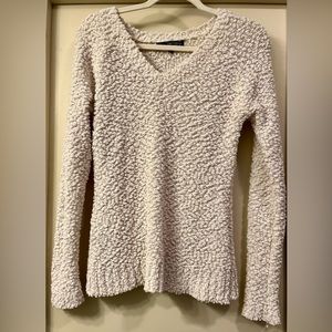 Almost Famous Cream Plush Sweater, L